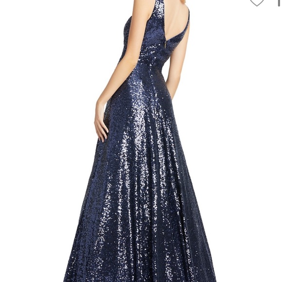 Mac Duggal Sequin Ball Gown - Picture 2 of 6